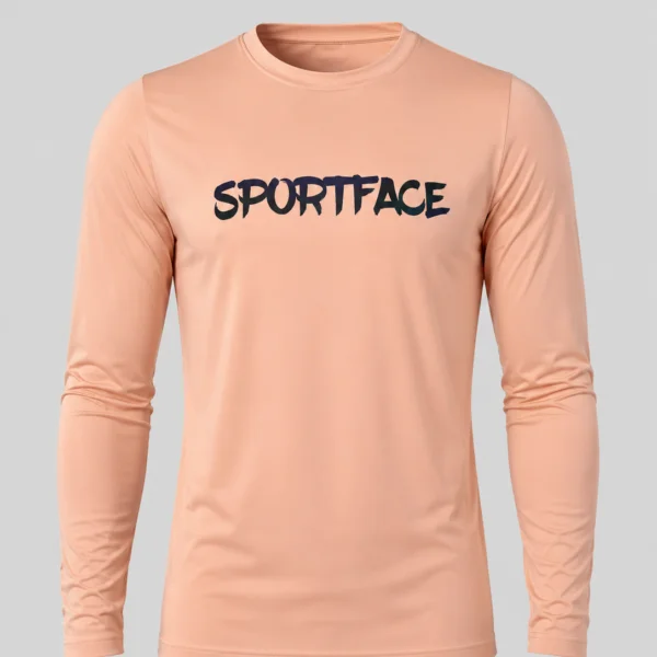 Sportface  SF-LST-0006-3  Yazılı  Uzun  Kollu  Erkek  Tişört  %95  Pamuk  Slim  Fit  Sıfır  Yaka