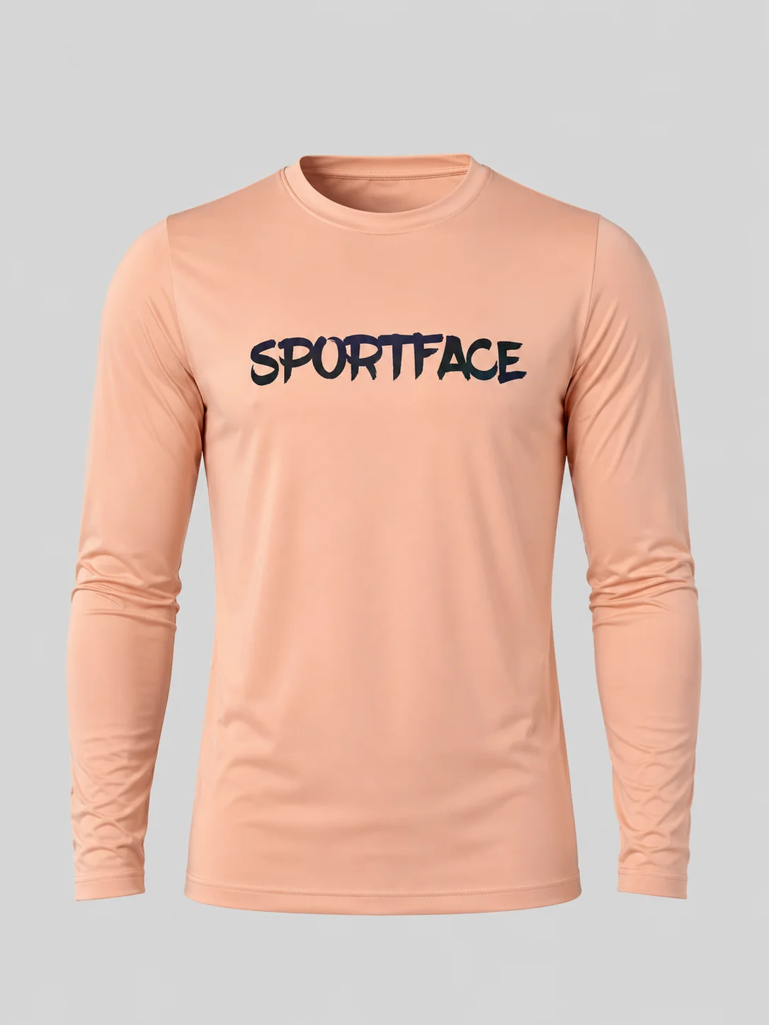 Sportface  SF-LST-0006-3  Yazılı  Uzun  Kollu  Erkek  Tişört  %95  Pamuk  Slim  Fit  Sıfır  Yaka